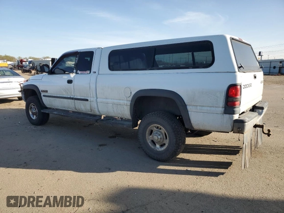 2001 Dodge 2500 z VIN 1B7KF23621J521123, wystawiony jako Copart lot #49670345 z przebiegiem 248 027 mil mil oraz Szkoda całkowita • Salvage title. Historia ofert i sprzedaży dostępna na DreamBid. Obrazek 2.