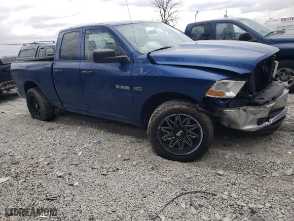 2010 Dodge Ram 1500 Laramie with VIN 1D7RV1GT5AS215206, listed as a Copart auction lot 42910504 with 136,161 mi miles and Salvage Title. Bid and sale history available at carsss.com. Image 4.
