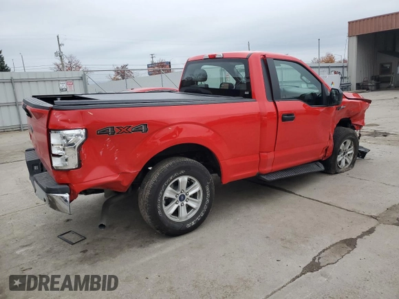 2018 Ford F-150 XL with VIN 1FTMF1EB5JFC94669, listed as a Copart auction lot 82280994 with 16,133 mi miles and Salvage Title. Bid and sale history available at carsss.com. Image 3.