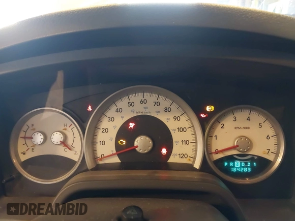 2006 Dodge Dakota SLT with VIN 1D7HW48N46S600256, listed as a IAAI auction lot 41442535 with 184,283 mi miles and . Bid and sale history available at carsss.com. Image 7.