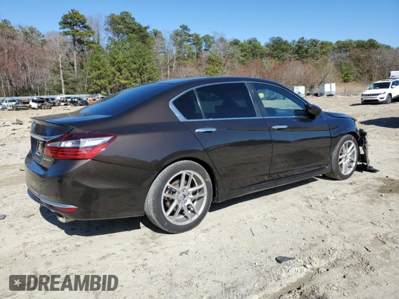 2016 Honda Accord Sport with VIN 1HGCR2F59GA108480, listed as a Copart auction lot 49613955 with 131,612 mi miles and Salvage Title. Bid and sale history available at DreamBid. Image 3.