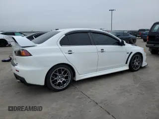 2010 Mitsubishi Lancer Evolution MR with VIN JA32W5FV3AU031761, listed as a Copart auction lot 43976685 with 85,688 mi miles and Clean Title. Bid and sale history available at carsss.com. Image 3.