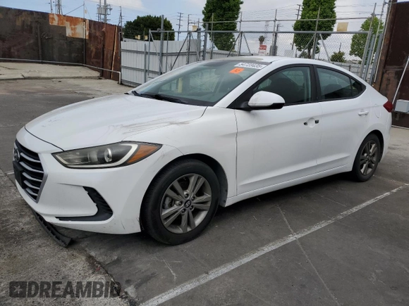 2018 Hyundai Elantra SEL with VIN 5NPD84LF8JH298500, listed as a Copart auction lot 54723435 with 53,803 mi miles and Salvage Title. Bid and sale history available at DreamBid. Image 1.
