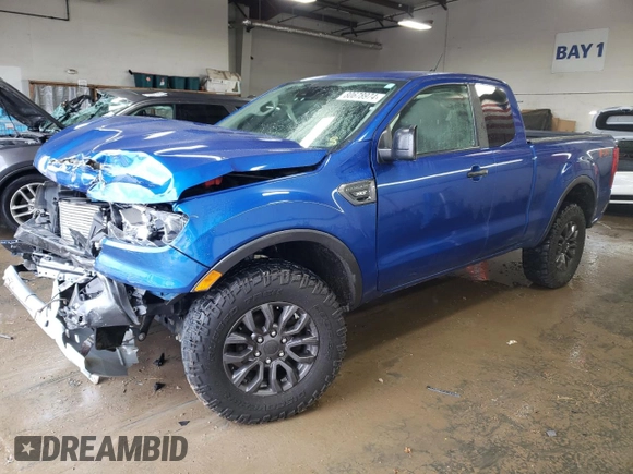 2019 Ford Ranger XL with VIN 1FTER1FH5KLA14878, listed as a Copart auction lot 80678974 with 74,169 mi miles and Salvage Title. Bid and sale history available at DreamBid. Image 1.