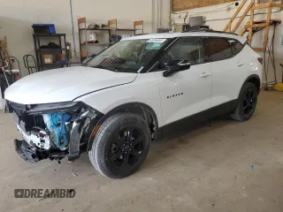 2023 Chevrolet Blazer LT with VIN 3GNKBJR41PS134864, listed as a Copart auction lot 53294545 with 43,376 mi miles and Salvage title. Bid and sale history available at DreamBid. Image 1.