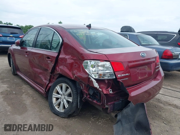 2012 Subaru Legacy Premium with VIN 4S3BMBF60C3015413, listed as a IAAI auction lot 42579590 with 186,399 mi miles and . Bid and sale history available at DreamBid. Image 3.