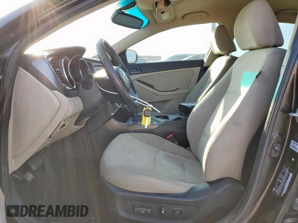 2013 Kia Optima LX with VIN 5XXGM4A74DG257091, listed as a Copart auction lot 47219175 with 136,300 mi miles and Salvage Title. Bid and sale history available at carsss.com. Image 7.