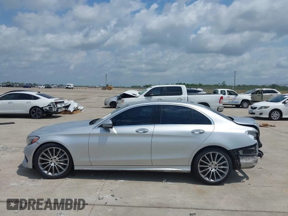 2016 Mercedes-Benz C 300 with VIN 55SWF4JBXGU165273, listed as a IAAI auction lot 42175112 with 104,261 mi miles and . Bid and sale history available at DreamBid. Image 14.