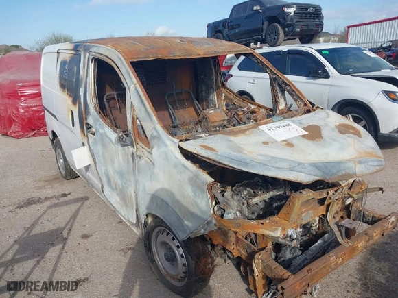 2018 Nissan NV200 Compact Cargo S with VIN 3N6CM0KN9JK699775, listed as a IAAI auction lot 41349488 with 1 mi miles. Bid and sale history available at carsss.com. Image 1.