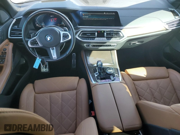 2023 BMW X5 xDrive45e with VIN 5UXTA6C03P9P44673, listed as a Copart auction lot 46477355 with 5,164 mi miles and Salvage Title. Bid and sale history available at carsss.com. Image 8.