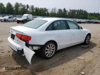 2013 Audi A4 Premium with VIN WAUBFAFL9DA059267, listed as a Copart auction lot 60437425 with 84,409 mi miles and Salvage title. Bid and sale history available at DreamBid. Image 3.