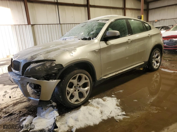 2011 BMW X6 35i with VIN 5UXFG2C57BLX09002, listed as a Copart auction lot 41760155 with 90,169 mi miles and Salvage Title. Bid and sale history available at carsss.com. Image 1.