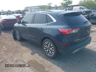 2022 Ford Escape Titanium with VIN 1FMCU9J93NUB50196, listed as a IAAI auction lot 42420209 with 22,210 mi miles and . Bid and sale history available at DreamBid. Image 3.