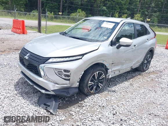 2024 Mitsubishi Eclipse Cross SE with VIN JA4ATWAAXRZ077726, listed as a IAAI auction lot 42842663 with 26,804 mi miles and . Bid and sale history available at DreamBid. Image 2.