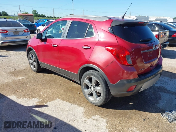 2014 Buick Encore with VIN KL4CJASB3EB694106, listed as a IAAI auction lot 42079224 with 181,435 mi miles. Bid and sale history available at carsss.com. Image 3.