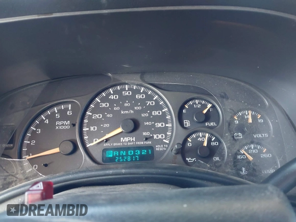 2002 Chevrolet Tahoe LT z VIN 1GNEK13ZX2J257347, wystawiony jako IAAI lot #42433634 z przebiegiem 252 817 mil mil oraz . Historia ofert i sprzedaży dostępna na DreamBid. Obrazek 7.