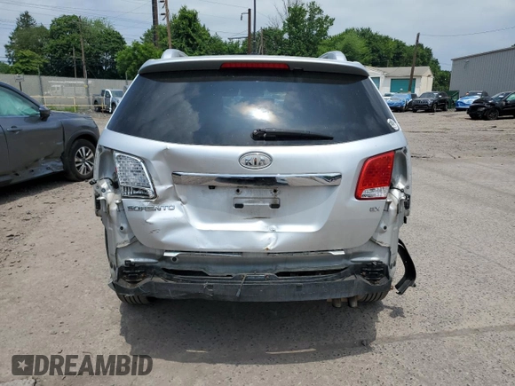 2011 Kia Sorento EX with VIN 5XYKU4A10BG031841, listed as a Copart auction lot 61909925 with Not provided miles and Salvage title. Bid and sale history available at DreamBid. Image 6.