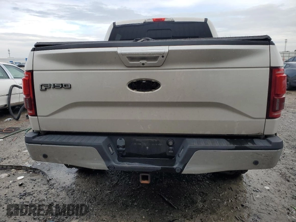 2015 Ford F-150 XLT with VIN 1FTEW1EG9FFB30252, listed as a Copart auction lot 46334915 with Not provided miles and Salvage title. Bid and sale history available at DreamBid. Image 6.