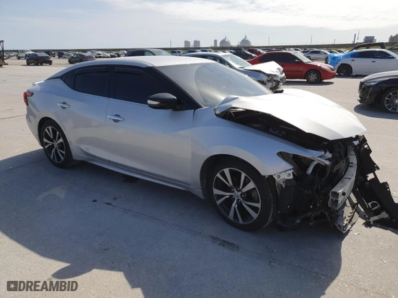 2017 Nissan Maxima SV with VIN 1N4AA6AP2HC431021, listed as a Copart auction lot 47798475 with 125,954 mi miles and Salvage Title. Bid and sale history available at carsss.com. Image 4.