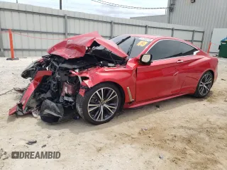 2021 Infiniti Q60 Luxe с VIN JN1EV7KK8MM410898, выставлен на аукционе Copart как лот 54102275 с пробегом Не указан миль и На запчасти • Non repairable. История ставок и продаж доступна на DreamBid. Изображение 1.