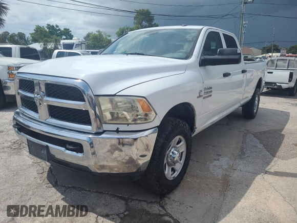 2018 Ram 2500 Tradesman with VIN 3C6UR5HL4JG287673, listed as a Copart auction lot 61835125 with 155,340 mi miles and Clean title. Bid and sale history available at DreamBid. Image 2.