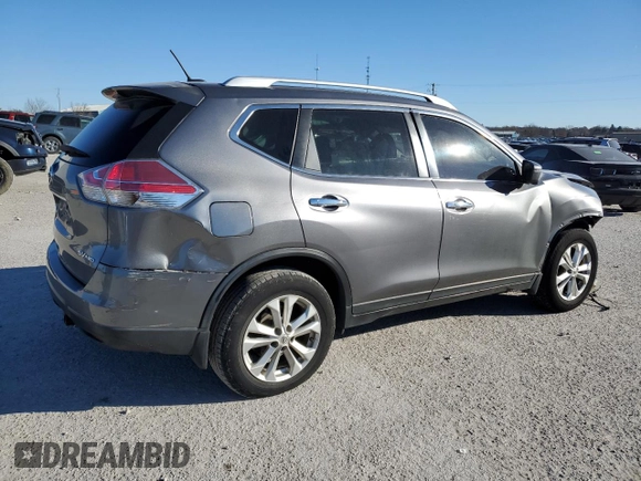 2016 Nissan Rogue SV with VIN KNMAT2MV8GP608413, listed as a Copart auction lot 83377454 with 137,260 mi miles and Non Repairable. Bid and sale history available at carsss.com. Image 3.