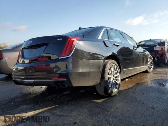 2018 Cadillac CT6 AWD z VIN 1G6KB5RS3JU144191, wystawiony jako Copart lot #77696174 z przebiegiem Nie podano mil oraz Szkoda całkowita • Salvage title. Historia ofert i sprzedaży dostępna na DreamBid. Obrazek 3.