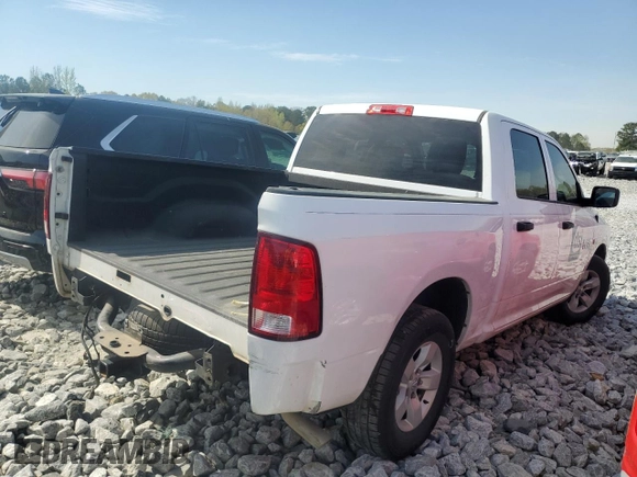 2018 Ram 1500 Tradesman with VIN 3C6RR6KT4JG157803, listed as a Copart auction lot 50487215 with 75,192 mi miles and Salvage title. Bid and sale history available at DreamBid. Image 3.