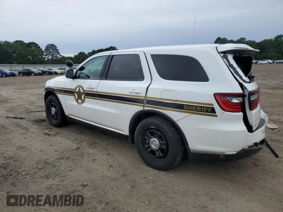 2024 Dodge Durango Special Service with VIN 1C4RDJFG0RC135075, listed as a Copart auction lot 59604385 with 21,619 mi miles and Salvage title. Bid and sale history available at DreamBid. Image 2.