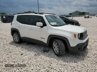 2017 Jeep Renegade Latitude with VIN ZACCJABB9HPG52068, listed as a Copart auction lot 55065385 with 57,773 mi miles and Salvage title. Bid and sale history available at DreamBid. Image 4.
