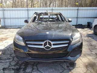 2017 Mercedes-Benz C-Class C 300 with VIN 55SWF4JB1HU198650, listed as a Copart auction lot 48583515 with 0 mi miles and Non Repairable. Bid and sale history available at carsss.com. Image 5.