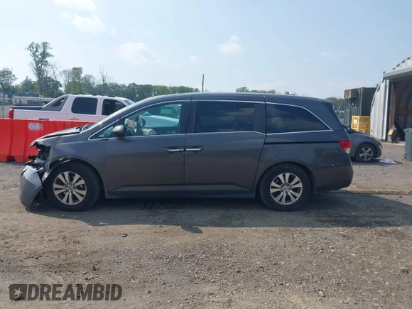 2014 Honda Odyssey EX-L with VIN 5FNRL5H6XEB121390, listed as a IAAI auction lot 42480217 with 291,766 mi miles and . Bid and sale history available at DreamBid. Image 14.