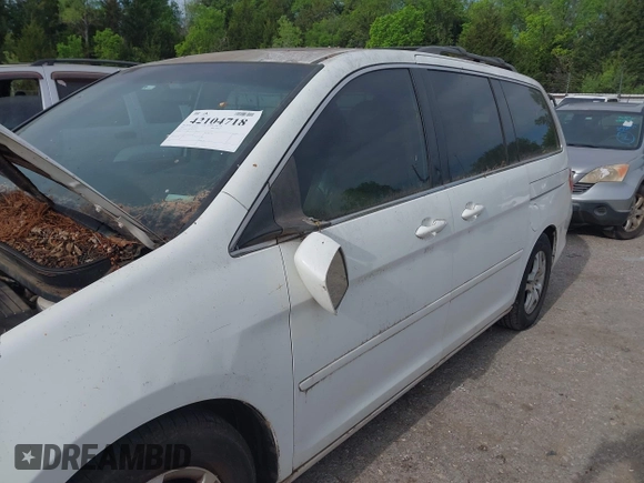 2007 Honda Odyssey EX-L with VIN 5FNRL38787B051582, listed as a IAAI auction lot 42104718 with 193,630 mi miles and . Bid and sale history available at DreamBid. Image 6.