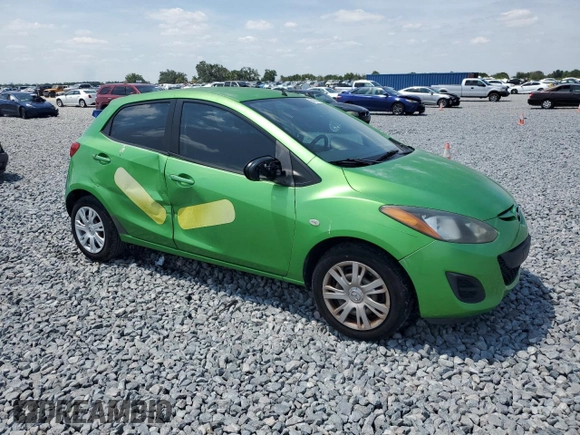 2012 Mazda 2 Sport with VIN JM1DE1KY5C0147852, listed as a Copart auction lot 54372395 with 127,188 mi miles and Clean Title. Bid and sale history available at carsss.com. Image 4.