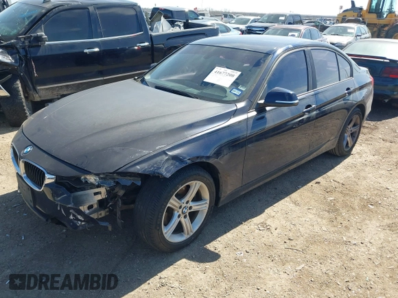 2015 BMW 3 Series 320i with VIN WBA3B1C53FK138310, listed as a IAAI auction lot 41677208 with 57,891 mi miles. Bid and sale history available at carsss.com. Image 17.
