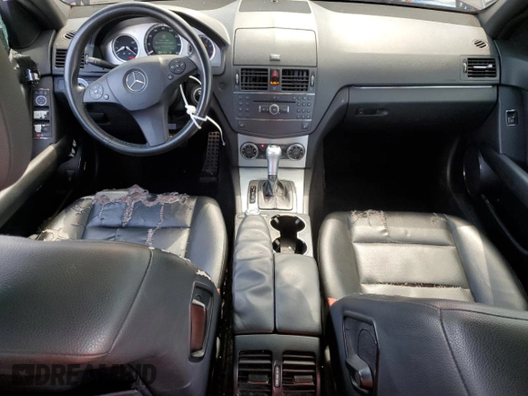 2008 Mercedes-Benz C 300 Sport with VIN WDDGF54X28R018336, listed as a Copart auction lot 54713545 with 133,339 mi miles and Salvage Title. Bid and sale history available at DreamBid. Image 8.