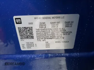 2023 Cadillac XT4 AWD Sport with VIN 1GYFZFR46PF121772, listed as a Copart auction lot 45653415 with 29,515 mi miles and Salvage Title. Bid and sale history available at carsss.com. Image 13.