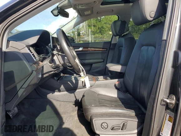 2018 Audi Q5 Premium Plus with VIN WA1BNAFYXJ2005610, listed as a Copart auction lot 58740605 with 138,328 mi miles and Salvage title. Bid and sale history available at DreamBid. Image 7.