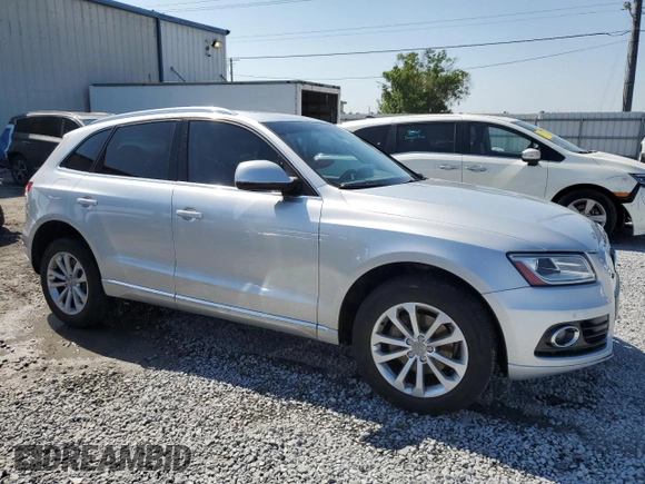 2013 Audi Q5 Premium Plus with VIN WA1LFAFPXDA094971, listed as a Copart auction lot 53179055 with 80,380 mi miles and Salvage Title. Bid and sale history available at carsss.com. Image 4.