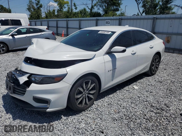 2018 Chevrolet Malibu LT with VIN 1G1ZD5ST6JF279624, listed as a Copart auction lot 54698195 with 183,147 mi miles and Salvage Title. Bid and sale history available at DreamBid. Image 1.
