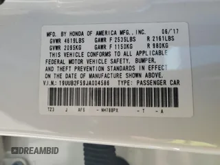2018 Acura TLX Technology z VIN 19UUB2F59JA004586, wystawiony jako Copart lot #53102765 z przebiegiem 76 247 mil mil oraz Szkoda całkowita • Salvage title. Historia ofert i sprzedaży dostępna na DreamBid. Obrazek 12.