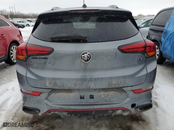 2020 Buick Encore GX Select with VIN KL4MMESL7LB126630, listed as a Copart auction lot 44379665 with NaN miles and Salvage Title. Bid and sale history available at carsss.com. Image 6.