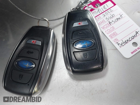 2022 Subaru Ascent Touring with VIN 4S4WMARD0N3431417, listed as a IAAI auction lot 41685178 with 40,817 mi miles and . Bid and sale history available at DreamBid. Image 11.