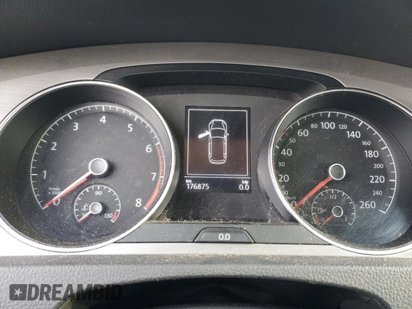 2017 Volkswagen Golf SportWagen SE with VIN 3VWC17AU1HM509704, listed as a Copart auction lot 83662574 with 176,875 mi miles and Salvage Title. Bid and sale history available at carsss.com. Image 9.