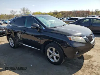 2010 Lexus RX 350 with VIN 2T2BK1BA1AC032196, listed as a Copart auction lot 54130395 with 184,445 mi miles and Salvage Title. Bid and sale history available at carsss.com. Image 4.