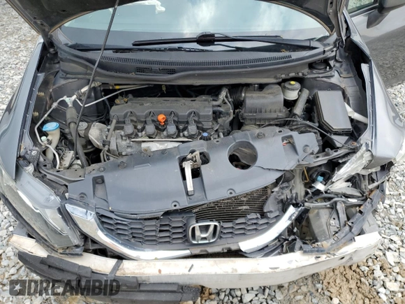 2013 Honda Civic LX with VIN 19XFB2F56DE280653, listed as a Copart auction lot 54537685 with 159,961 mi miles and Salvage title. Bid and sale history available at DreamBid. Image 11.