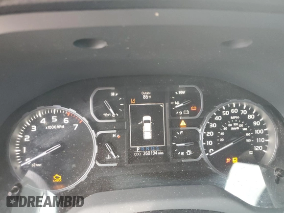 2018 Toyota Tundra 2WD SR with VIN 5TFRM5F16JX126266, listed as a Copart auction lot 74276684 with 260,194 mi miles and Non Repairable. Bid and sale history available at carsss.com. Image 9.