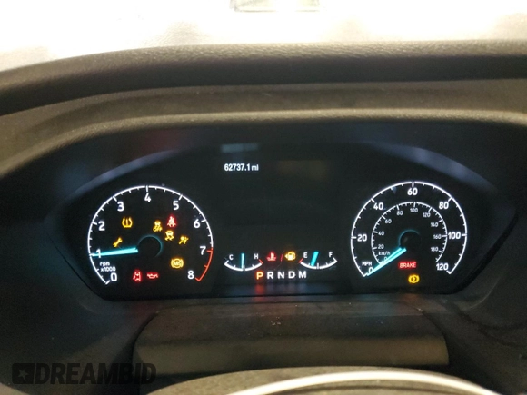 2023 Ford Transit Cargo with VIN 1FTBR1X85PKA18265, listed as a Copart auction lot 46714385 with 62,737 mi miles and Salvage Title. Bid and sale history available at DreamBid. Image 9.