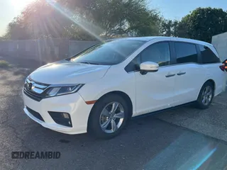 2020 Honda Odyssey EX-L с VIN 5FNRL6H70LB066458, выставлен на аукционе Copart как лот 59820815 с пробегом 76 255 миль миль и Списание • Salvage title. История ставок и продаж доступна на DreamBid. Изображение 2.