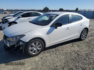 2015 Mazda 3 i SV with VIN JM1BM1T71F1258896, listed as a Copart auction lot 89048505 with 107,987 mi miles and Salvage Title. Bid and sale history available at DreamBid. Image 1.